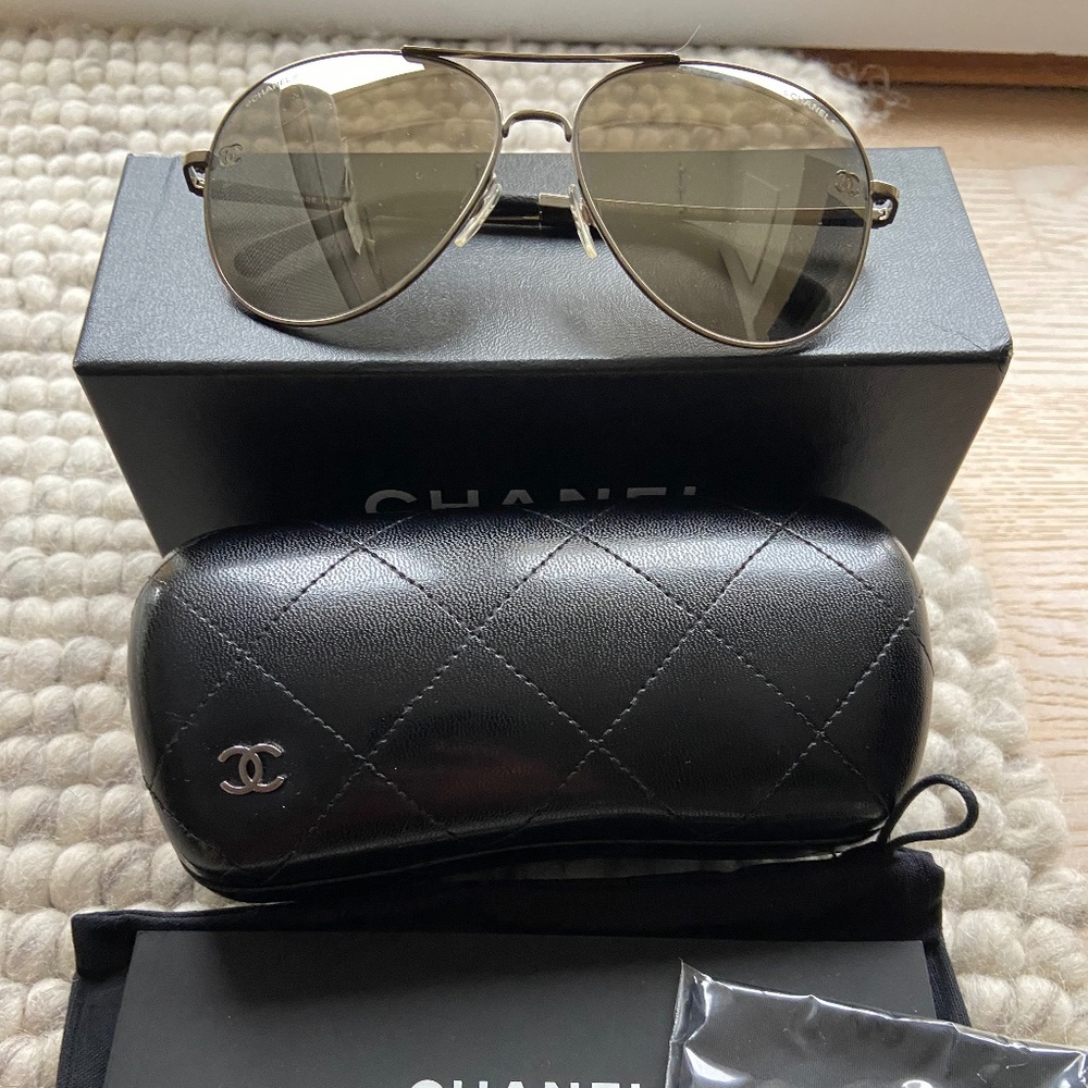 Chanel Aviator sunglasses